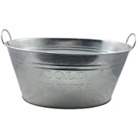 Cubo para mantener las bebidas frías- de zinc- de 24 litros- contenedor de cubitos de hielo